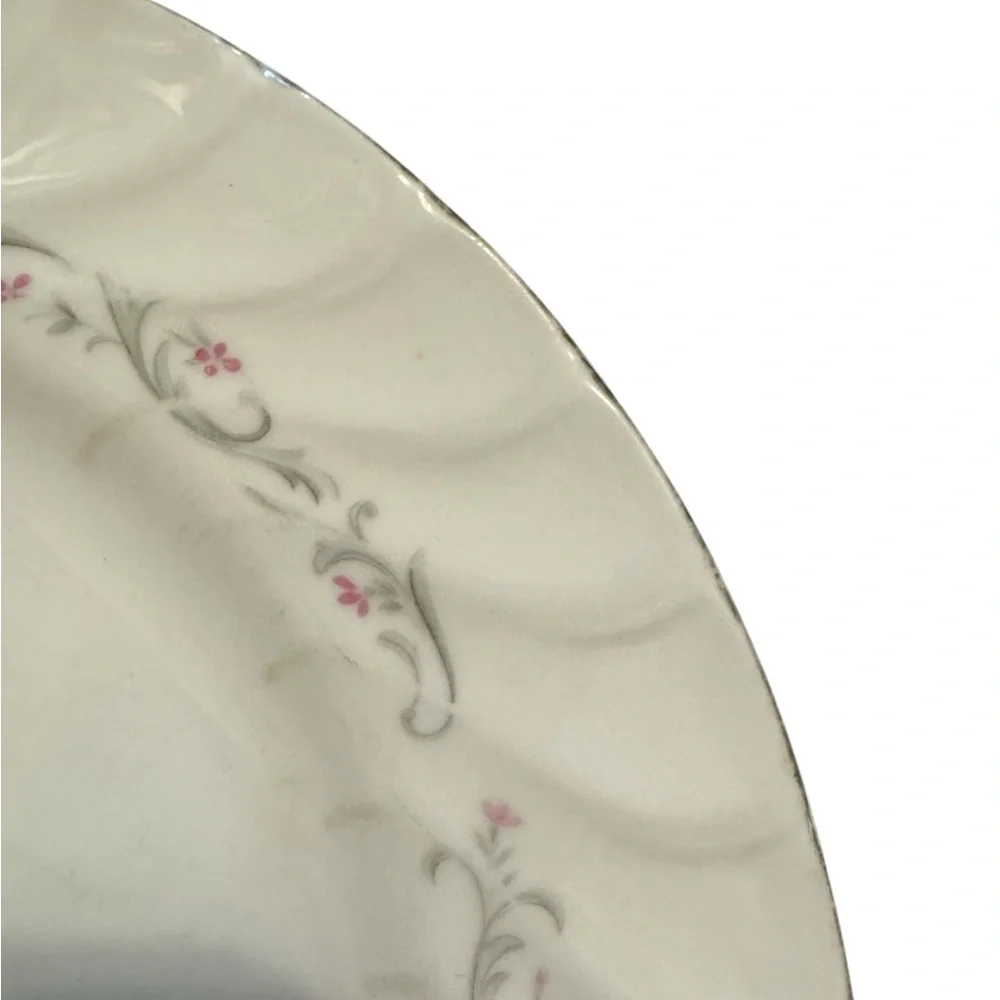 Royal Swirl Fine China Of Japan Pink Rose Dinner‎ Plate